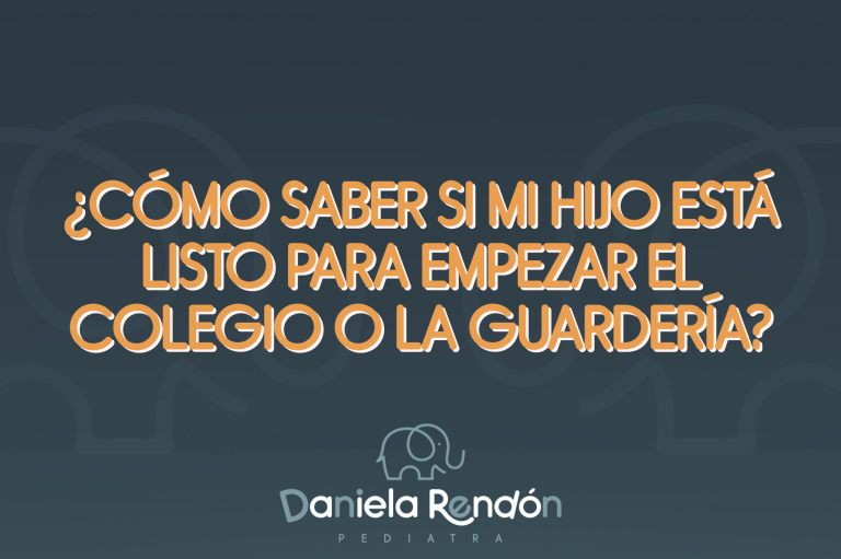 Cómo saber si mi hijo está listo para empezar el colegio o la guardería?